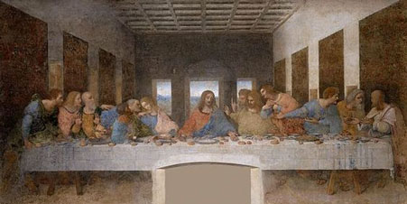 What is the name of this famous painting?The Last Supper