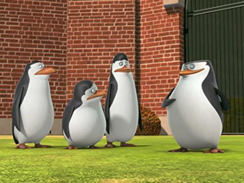 Who is the production company in The Penguins of Madagascar