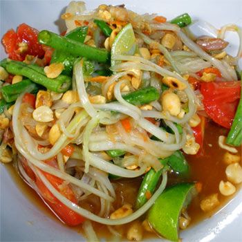 Which country does the delicious Som tam come from?