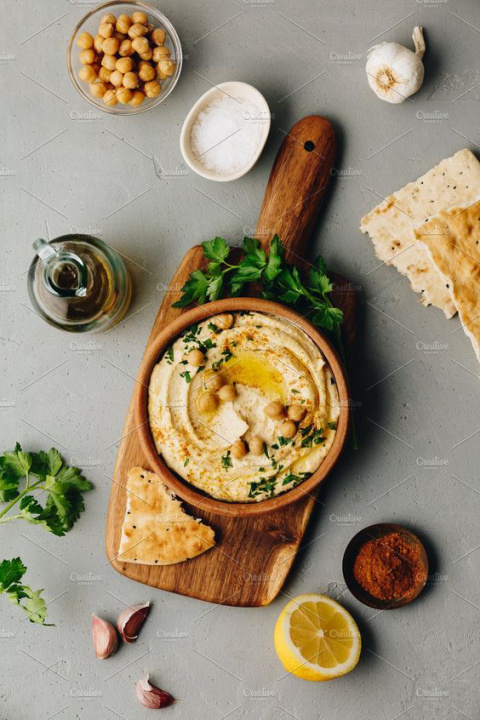 Which country does the delicious Hummus come from?