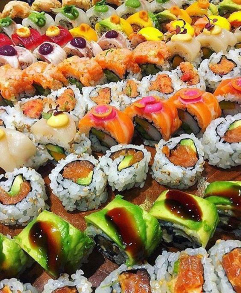 Which country does the delicious Sushi come from?