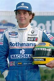 Is this Brazilian professional racing driver Ayrton Senna?