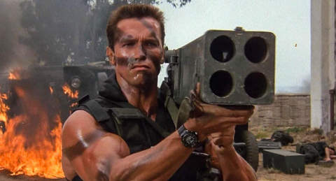 What year was the movie Commando made?