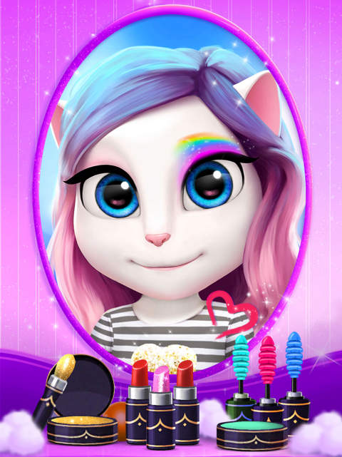 Talking Tom Bubble Shooter Or My Talking Angela?