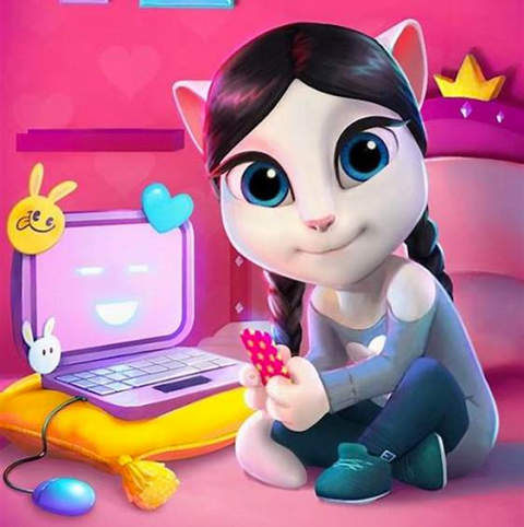 Talking Tom Bubble Shooter Or Talking Angela？