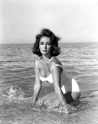 Is this beautiful female star Elizabeth Taylor or Lana Turner?