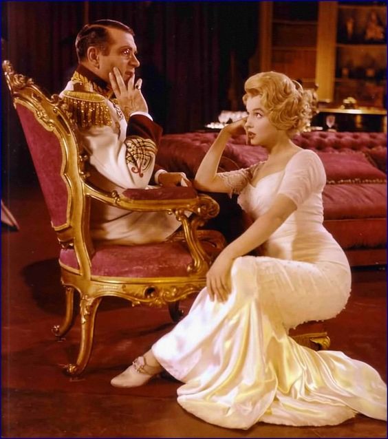 What role does Marilyn Monroe play in The Prince and the Showgirl