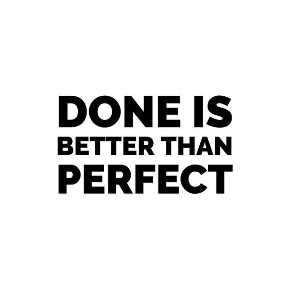 done is better than perfect is google or facebook poster?