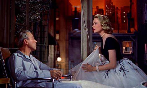 How old was James Stewart in Rear Window?