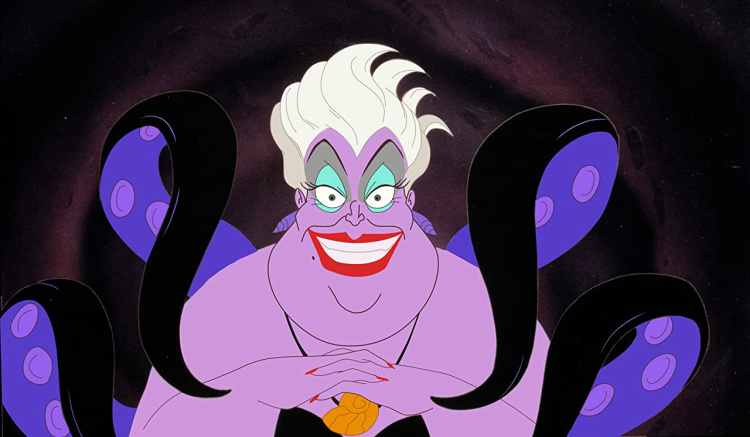 Which movie does the character "sea witch ursula“ come from?