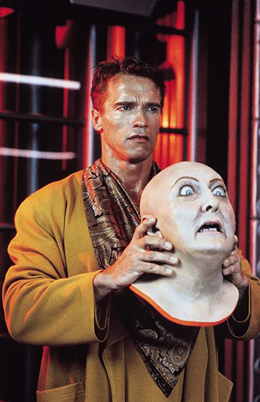 How old was Arnold Schwarzenegger in Total Recall?