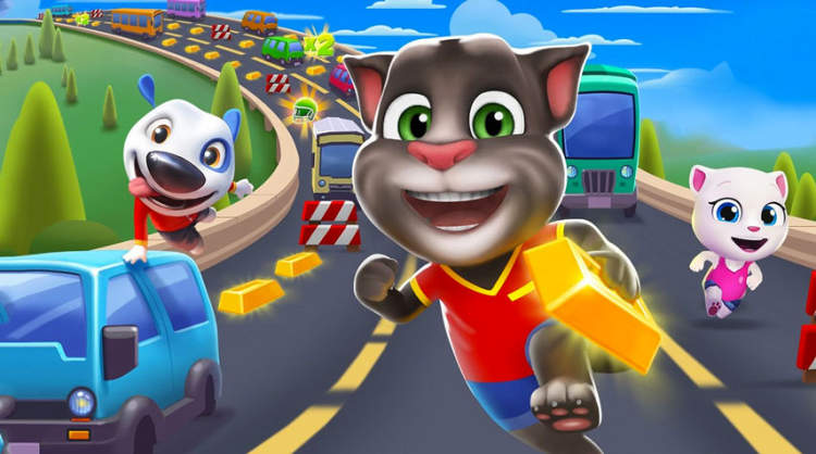 Talking Tom Gold Run Or Talking Angela？