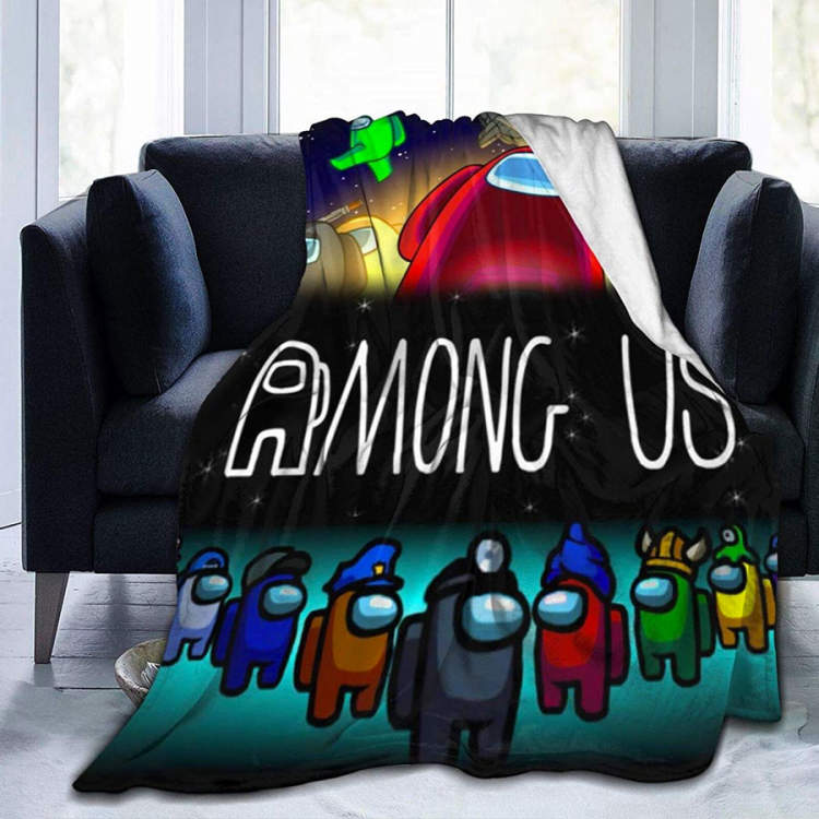 VigorPow Among Us Imposter Soft Flow Blanket